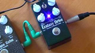 Wampler Pedals Ecstasy Drive with Faux Tape Echo [upl. by Oran]