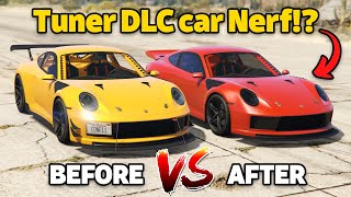 GTA 5 Online BEFORE VS AFTER COMET S2  Tuner DLC car Nerfed [upl. by Analise65]