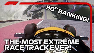 This is the Most EXTREME Racetrack EVER 90° BANKING [upl. by Pernell240]