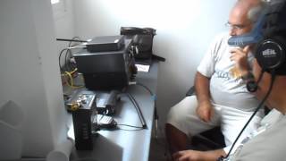 Video COG essais Antenne W3DZZ à 5m sur le toit [upl. by Dymoke]