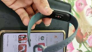 How to connect mi Band 4 on mobile Mi Band 4 Complete Setup [upl. by Atiuqrahc]