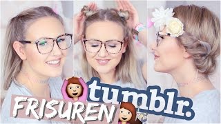 Einfache TUMBLR Frisuren für JEDE HAARLÄNGE 💇🏼  ViktoriaSarina [upl. by Atneuqal937]