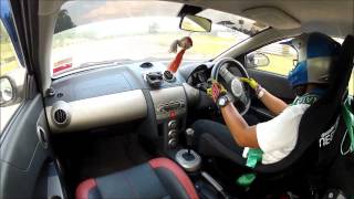 Pasir Gudang Track Day with Satria Neo CPS Onboard video [upl. by Francyne]