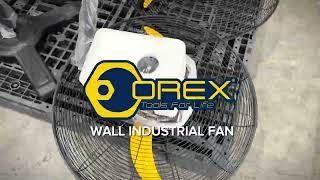 OREX Industrial Fan Wall Type 26quot and only 2 blades O0101IFW26 [upl. by Wales]