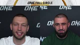 Reinier de Ridder vs Kiamrian Abbasov ONE Championship faceoff interview  Full Circle [upl. by Eyllib863]