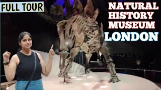 NATURAL HISTORY MUSEUM LONDON l WORLD MOST IMPRESSIVE NATURAL HISTORY MUSEUM l INDIANS IN UK 🇬🇧 [upl. by Shawnee]