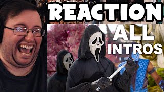 Gors quotMortal Kombat 1 Ghostface All Intros Dialoguequot REACTION [upl. by Ellezig]