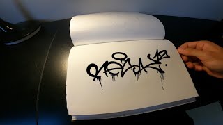 Graffiti Sketchbook Tour  Resk12 Sketch [upl. by Croteau]