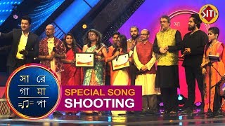 SA RE GA MA PA  SHOOTING  Special Song  Noble  Jisshu  Srijato  Shantanu Maitra  Zee Bangla [upl. by Akemahs]