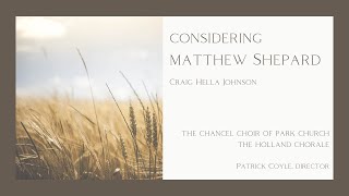 Considering Matthew Shepard February 25 2023 [upl. by Jacinda]