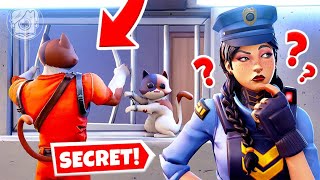 SECRET Prison Escape CATS vs COPS Fortnite Cops amp Robbers [upl. by Aubrey186]