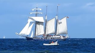 Parade der Segelschiffe  Hanse Sail 2017 Rostock Warnemünde [upl. by Yoc]