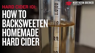 How to Backsweeten Hard Cider [upl. by Maynord]