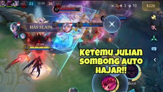 PAKE CECILION SOLO RANKED MALAH KETEMU JULIAN SOMB0NG MAHU HAJAR TETAPI DAPAT TEAM BEGINI [upl. by Ahsinot]