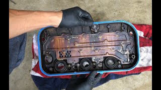 07 Acura TL Front Valve Cover Gasket Replacement [upl. by Nylyahs]