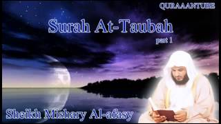 Mishary alafasy Surah AtTaubah with audio english translation part 1 [upl. by Lauryn914]