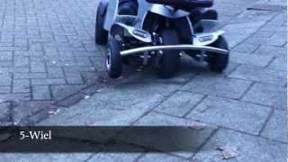 Scootmobielen 3 4 amp 5wiel schuin een afrit op [upl. by Alvord]