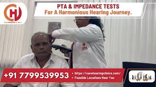 Expert AudiologistsPTA TestImpedance Audiometry TestHearing TestsHearing SolutionsCare Hearing [upl. by Angelo]