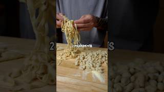 Homemade Pasta Bianca  DIY Vegan “White Dough” shorts [upl. by Idette]