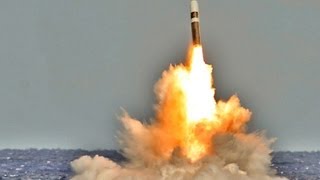 Royal Navy Test Launches Trident II Nuclear SLBM HD [upl. by Votaw]