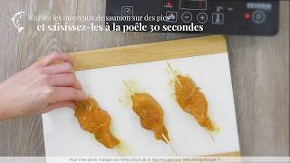 RECETTE  Brochettes de saumon marinées [upl. by Rausch]