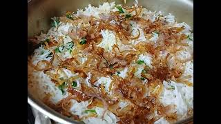 Meat rice biryani arabic food [upl. by Arodnahs]