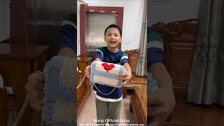 Chintu made a bag for his mother out of cloth  😱carriage house wooden artist  shortsvideo [upl. by Lehsar619]