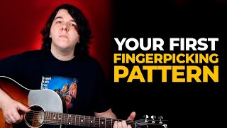 Fingerpicking easy guitar tutorial  Pefect pattern for beginners [upl. by Ellehcit]