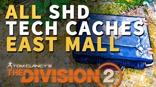 All East Mall SHD Tech Caches Division 2 [upl. by Hsizan]