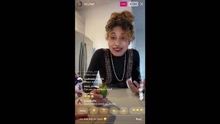 Bri Chief Eating Spicy Food  Davine Jay Playing Games On IG Live She Almost Cries 🤣😭 [upl. by Luapnoj897]