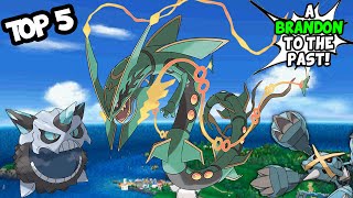 Top 5 BEST Pokemon Mega Evolutions In Omega Ruby and Alpha Sapphire [upl. by Bar]