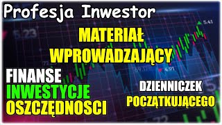 Witam na kanale  Profesja Inwestor  Oszczędności Inwestycje Finanse  Droga do MILIONA [upl. by Snevets]