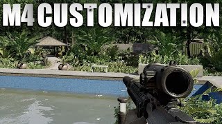 How to Put SightScope and Silencer on M4 in Gray Zone Warfare Weapon Customization [upl. by Hewet]