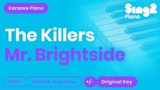 The Killers  Mr Brightside Karaoke Piano [upl. by Abott]