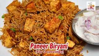 Paneer Biryani Recipe  Paneer Biryani in Pressure Cooker  Paneer Recipes  Food Vlog briyani [upl. by Nagorb]