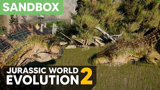 El Nido del Giganotosaurus  SANDBOX Mods  Jurassic World Evolution 2 [upl. by Vivian]