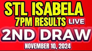 STL ISABELA RESULT 7PM DRAW NOVEMBER 102024 [upl. by Ayatahs765]