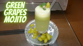 Green Grapes Mojito Recipe Easy  Green Grapes Tasty And Refreshing Drink Recipe [upl. by Bravin]