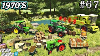 1970S LAST EPISODE before the great harvest Farming imulator 22 FS 22 Timelapse Ep 67 [upl. by Eadwine]