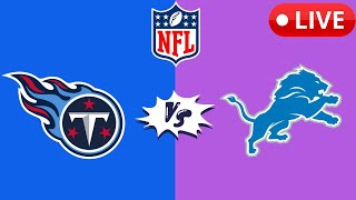 Detroit Lions vs Tennessee Titans  American National Football League Live SCORE 102824 [upl. by Barkley]