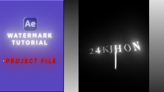 After Effects 20182024 Watermark For Edits Tutorial [upl. by Aciretahs]