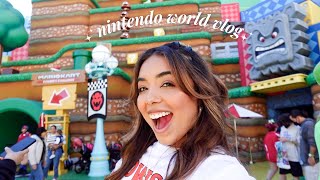 NINTENDO WORLD VLOG 2024 toadstool cafe  universal studios rides [upl. by Obeng]