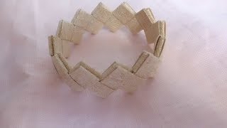 Tutorial bracciale origami [upl. by Eudoca132]