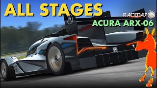 Real Racing 3 RR3 Race Day Acura ARX06 All Stages [upl. by Edbert412]