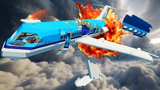 Plane DISINTEGRATES After Takeoff in Stormworks Multiplayer [upl. by Sidell]