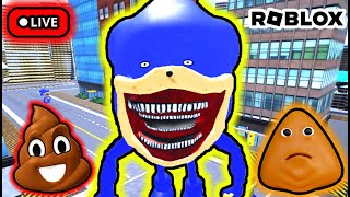 POU JUGANDO ROBLOX CON SUSCRIPTORES EN VIVO 🔴 Juegos y Gameplays Shin Sonic [upl. by Eltsirhc]