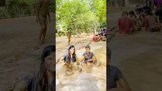 Mud bath for good health satyachetan osho meditation viralshorts shorts viralvideo [upl. by Peirsen]