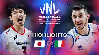 🇯🇵 JPN vs 🇮🇹 ITA  Highlights  Week 1  Mens VNL 2024 [upl. by Alyag]