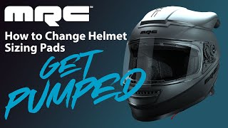 How to Install MRC Helmet Size Pads [upl. by Ennairrek]