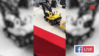 Lego Technic 100 RC Volvo excavator  Live Facebook Clenay France [upl. by Lehplar]